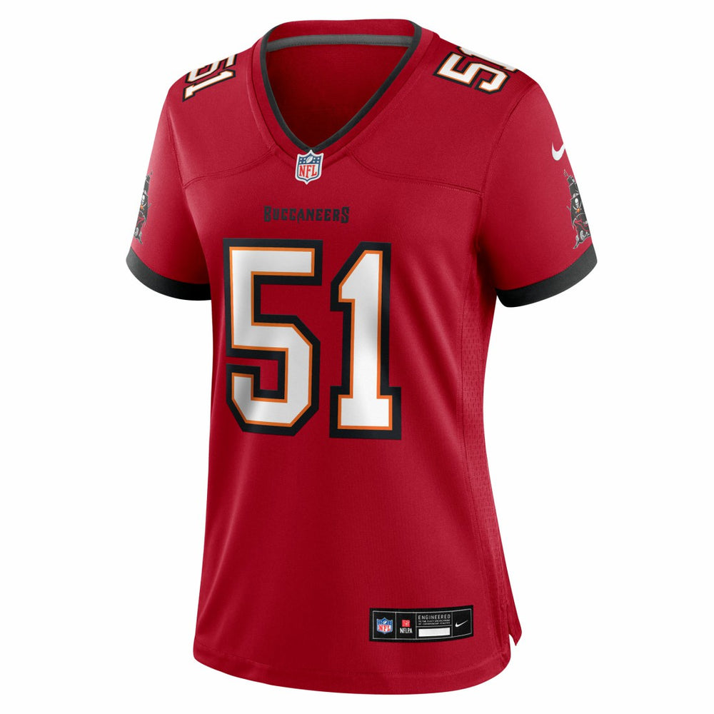 David Walker Tampa Bay Buccaneers Women's Team Game Jersey - Red