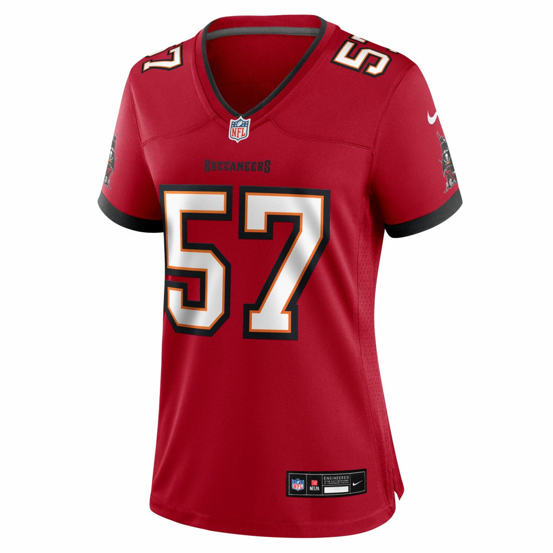 John Bullock Tampa Bay Buccaneers Women's Team Game Jersey - Red