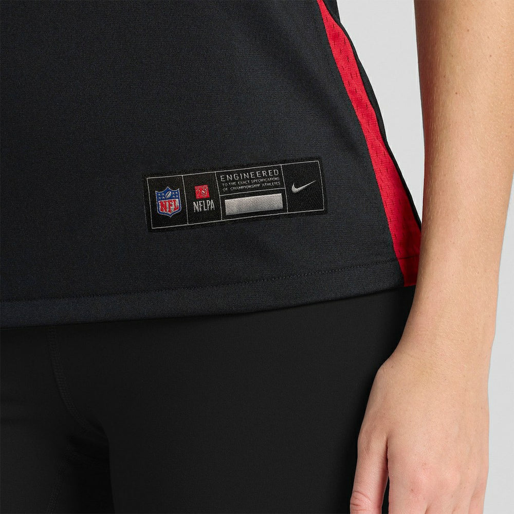 Jack Nelson Atlanta Falcons Women's Team Game Jersey - Black