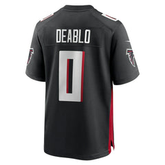 Divine Deablo Atlanta Falcons Team Game Jersey - Black