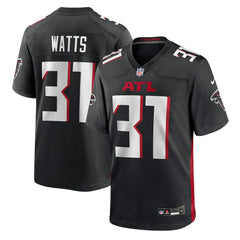 Xavier Watts Atlanta Falcons Team Game Jersey - Black