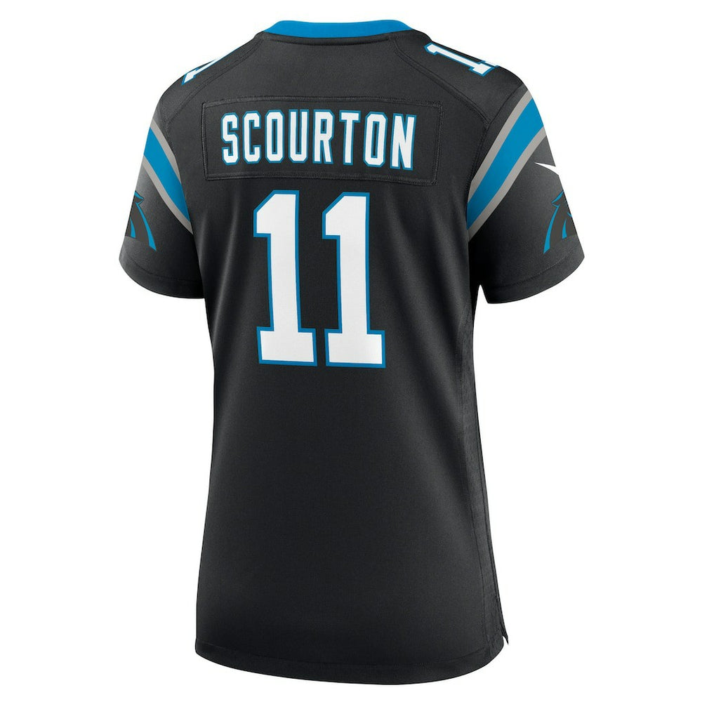 Nic Scourton Carolina Panthers Women's Team Game Jersey - Black