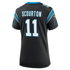 Nic Scourton Carolina Panthers Women's Team Game Jersey - Black