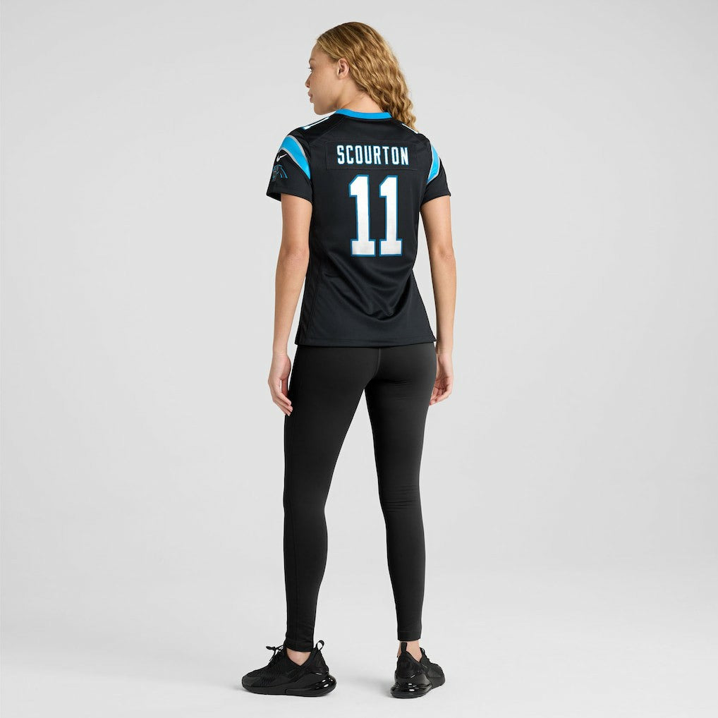 Nic Scourton Carolina Panthers Women's Team Game Jersey - Black