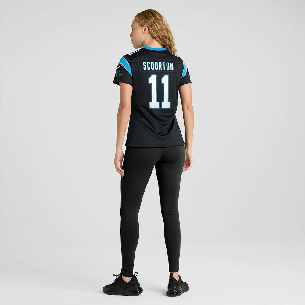 Nic Scourton Carolina Panthers Women's Team Game Jersey - Black