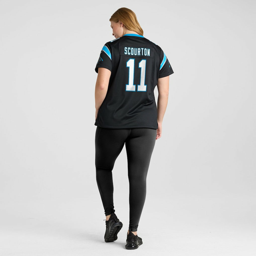 Nic Scourton Carolina Panthers Women's Team Game Jersey - Black