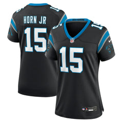 Jimmy Horn Jr Carolina Panthers Women's Team Game Jersey - Black