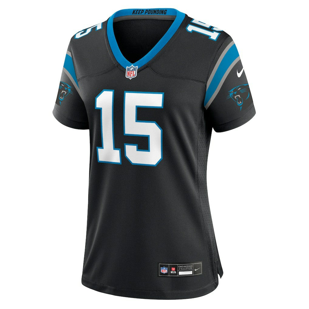 Jimmy Horn Jr Carolina Panthers Women's Team Game Jersey - Black