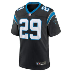 Akayleb Evans Carolina Panthers Team Game Jersey - Black