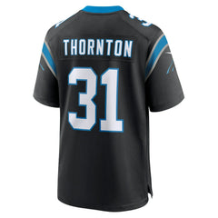 Corey Thornton Carolina Panthers Team Game Jersey - Black