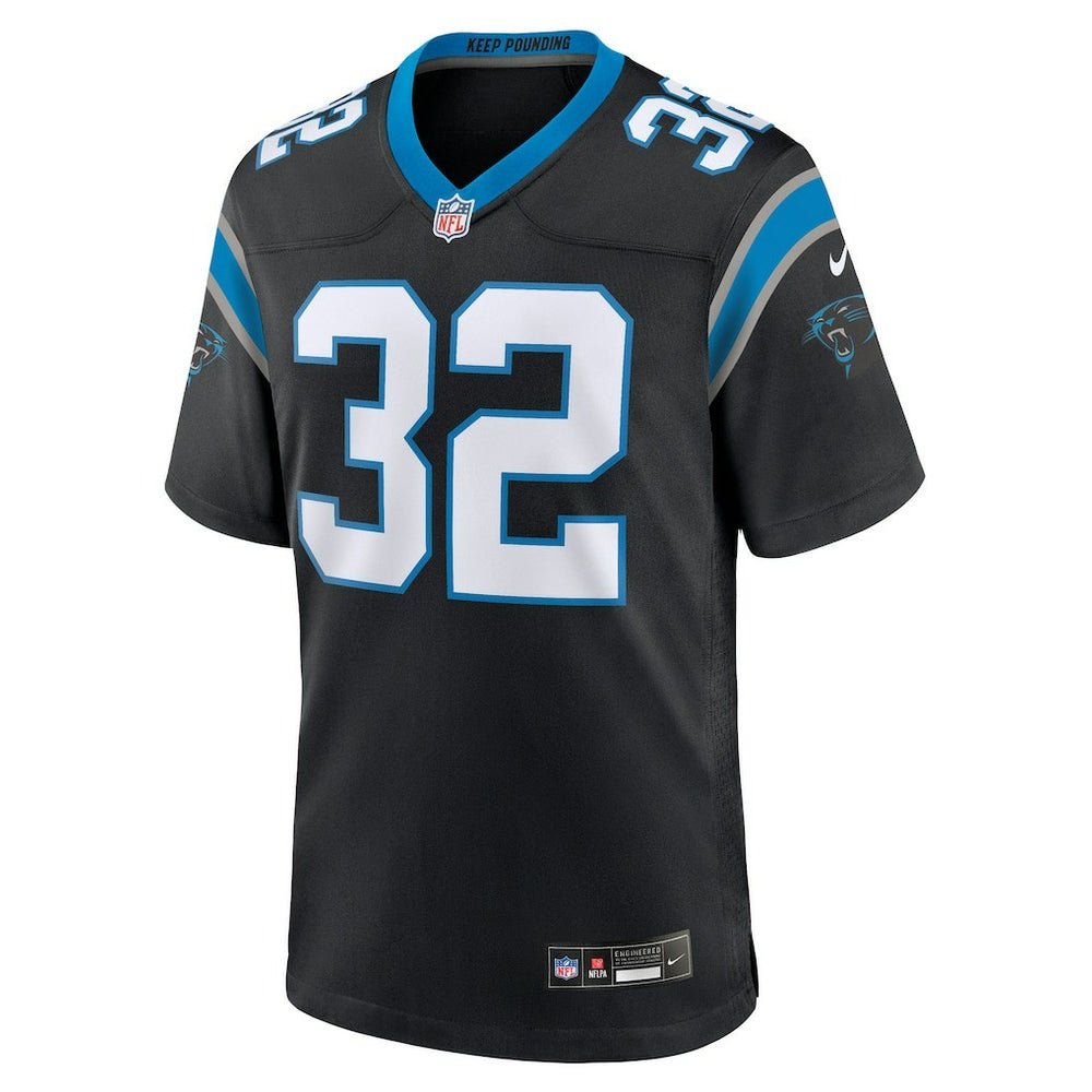 Trevin Wallace Carolina Panthers Team Game Jersey - Black