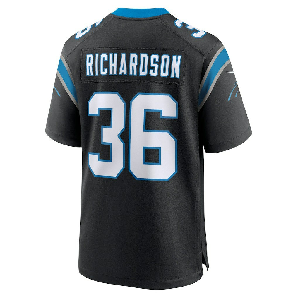 Demani Richardson Carolina Panthers Team Game Jersey - Black