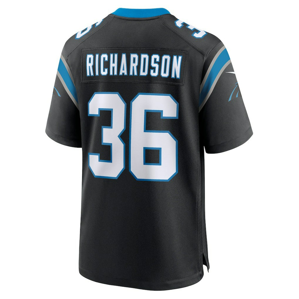 Demani Richardson Carolina Panthers Team Game Jersey - Black