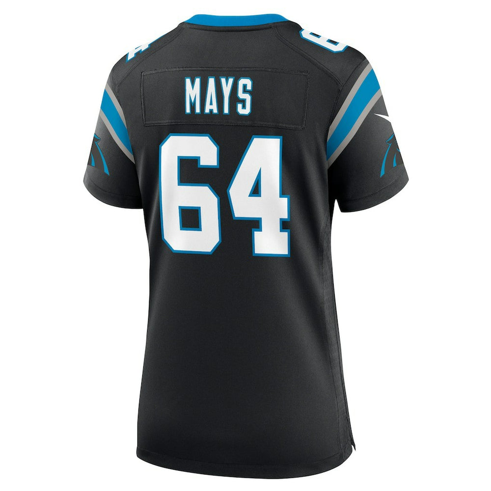 Cade Mays Carolina Panthers Women's Team Game Jersey - Black