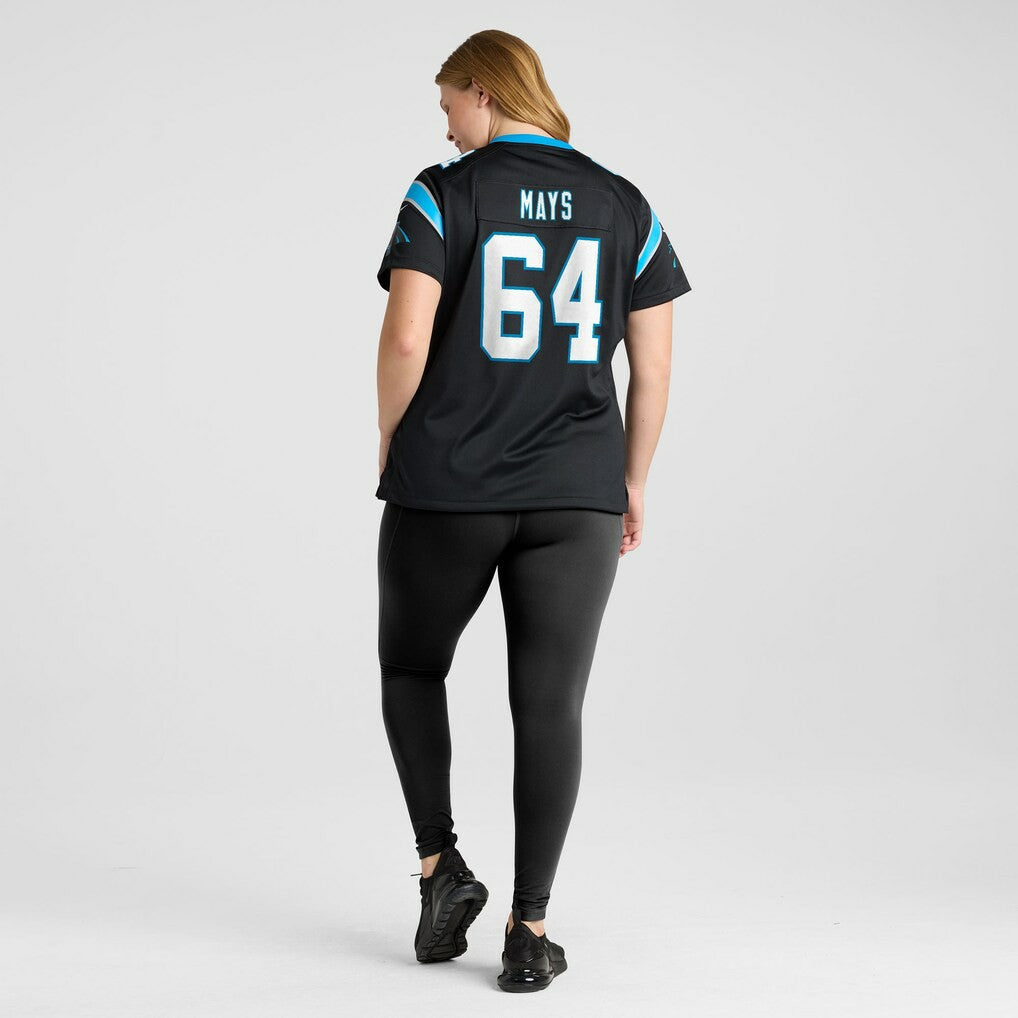Cade Mays Carolina Panthers Women's Team Game Jersey - Black