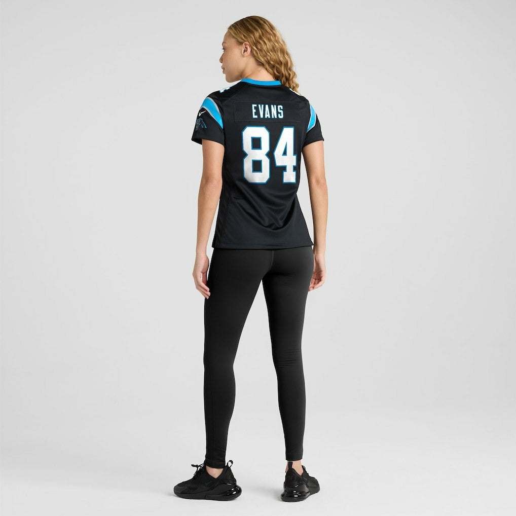 Mitchell Evans Carolina Panthers Women's Team Game Jersey - Black
