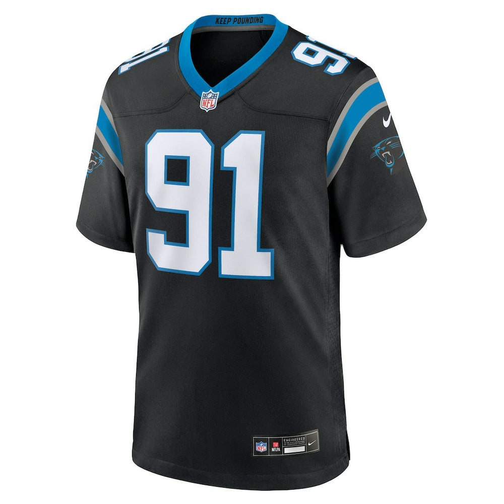 Patrick Jones II Carolina Panthers Team Game Jersey - Black