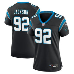 Cam Jackson Carolina Panthers Women's Team Game Jersey - Black