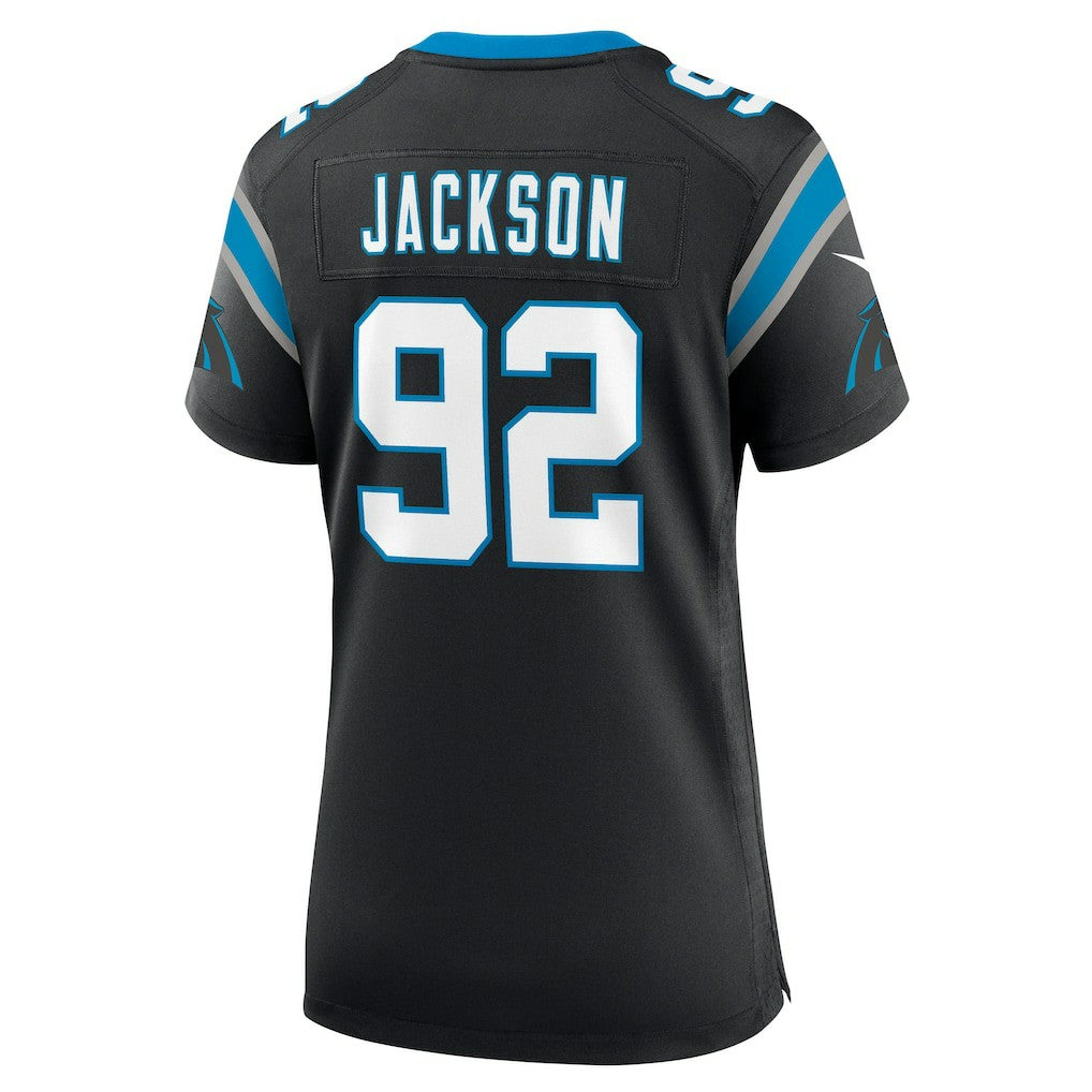 Cam Jackson Carolina Panthers Women's Team Game Jersey - Black