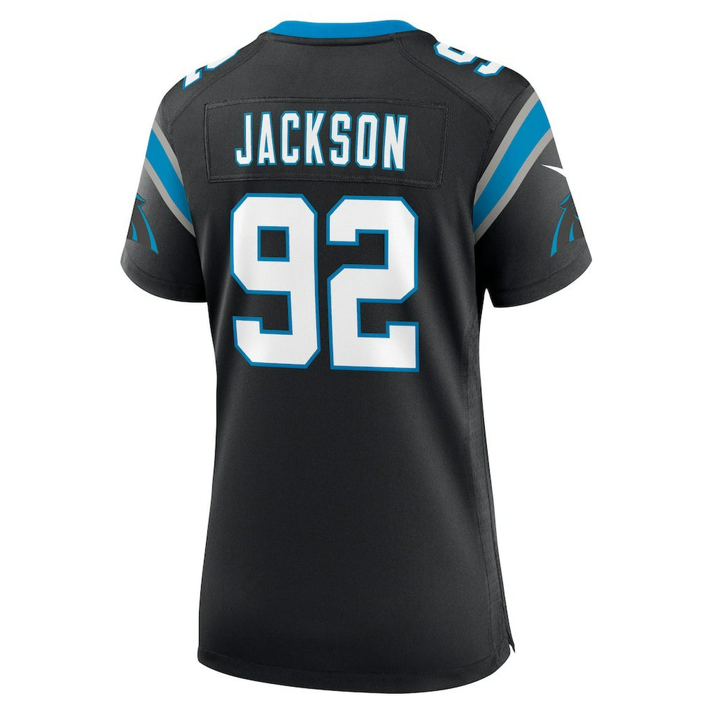 Cam Jackson Carolina Panthers Women's Team Game Jersey - Black