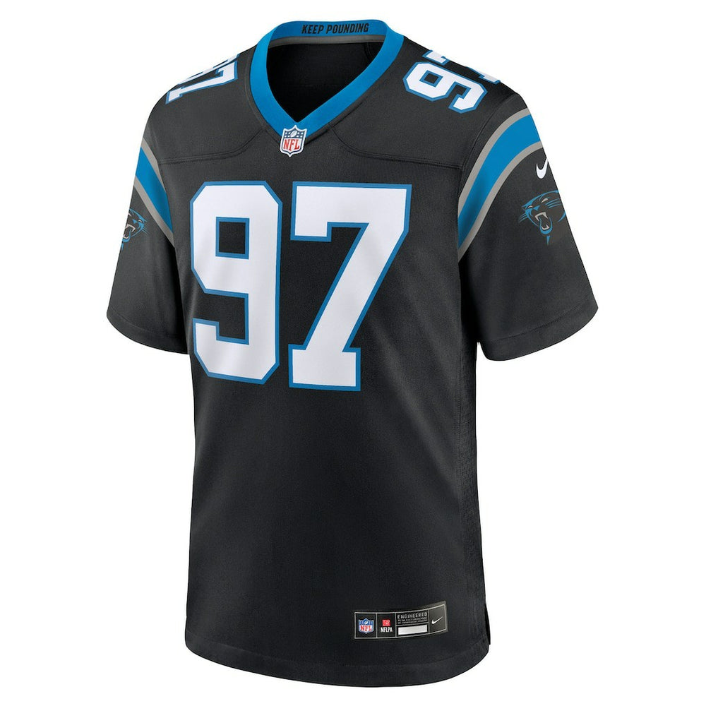 Bobby Brown III Carolina Panthers Team Game Jersey - Black