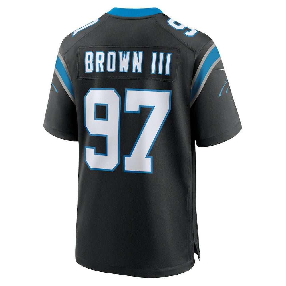 Bobby Brown III Carolina Panthers Team Game Jersey - Black