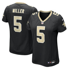 Kendre Miller New Orleans Saints Women's Team Game Jersey - Black