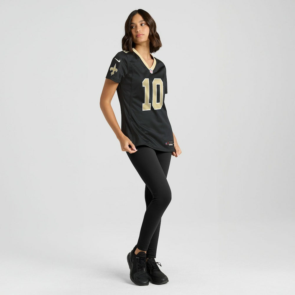 Brandin Cooks New Orleans Saints Women's Team Game Jersey - Black