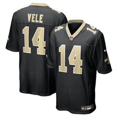 Devaughn Vele New Orleans Saints Team Game Jersey - Black