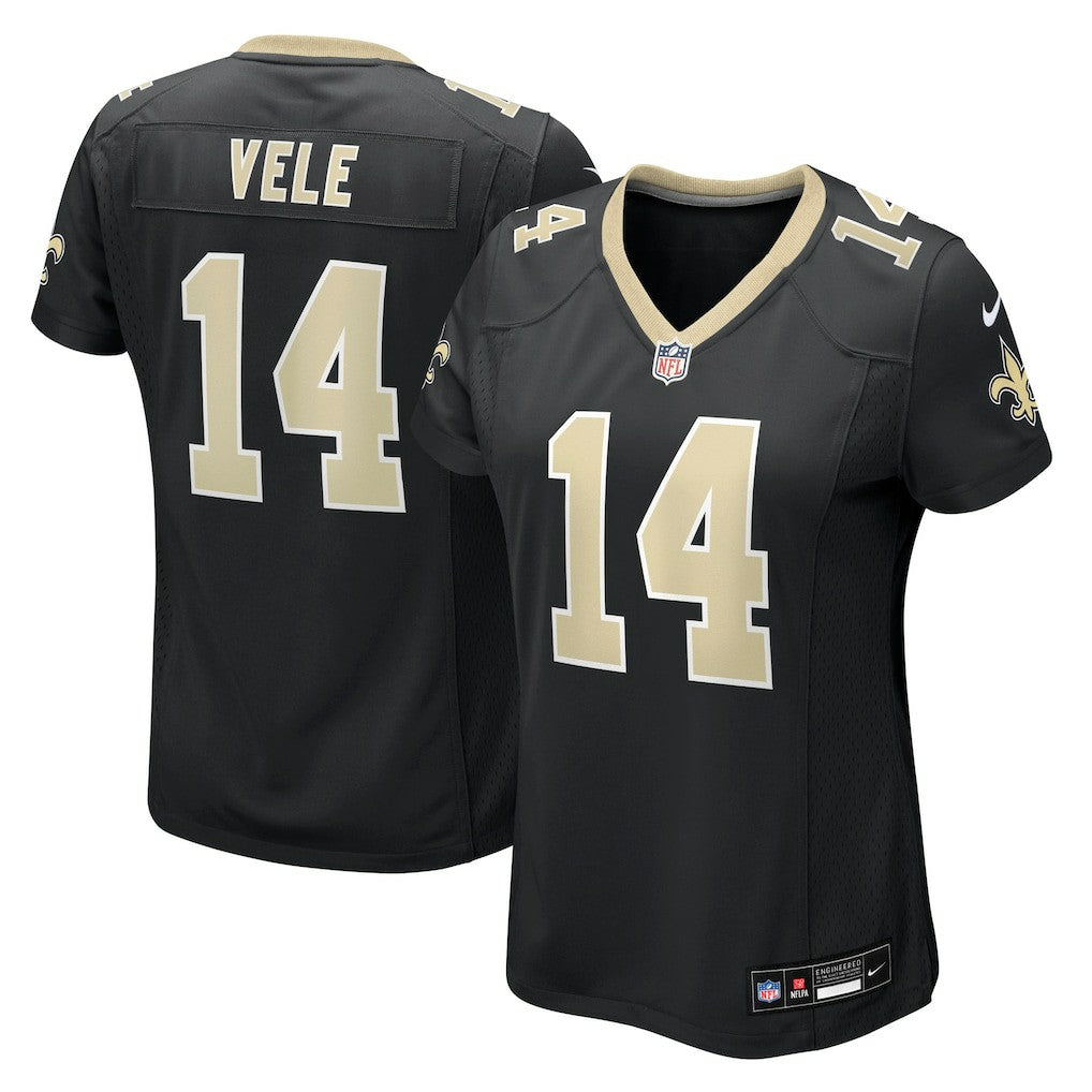 Devaughn Vele New Orleans Saints Women's Team Game Jersey - Black