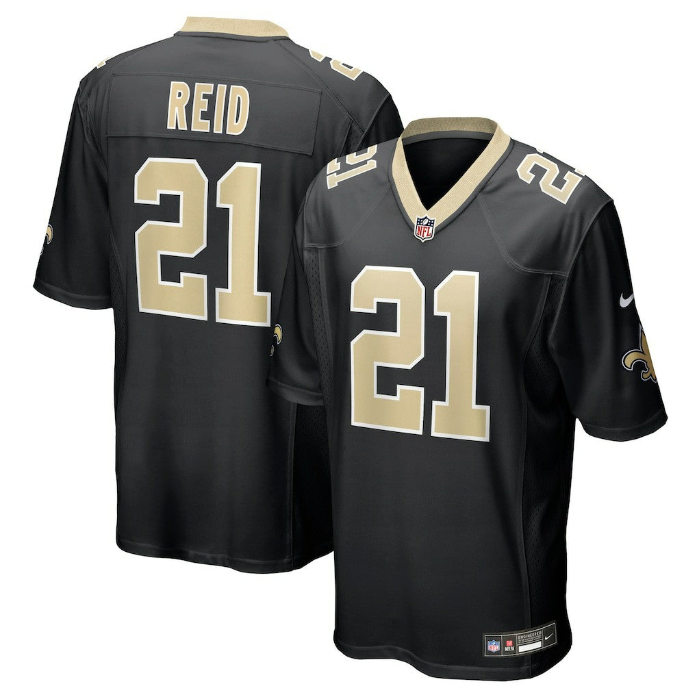 Justin Reid New Orleans Saints Team Game Jersey - Black