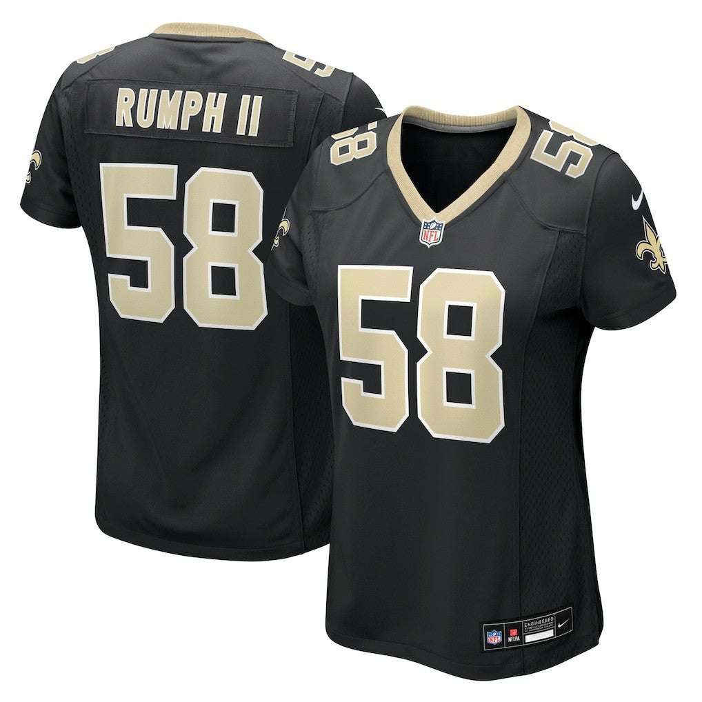 Chris Rumph II New Orleans Saints Women's Team Game Jersey - Black