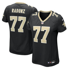 Dillon Radunz New Orleans Saints Women's Team Game Jersey - Black