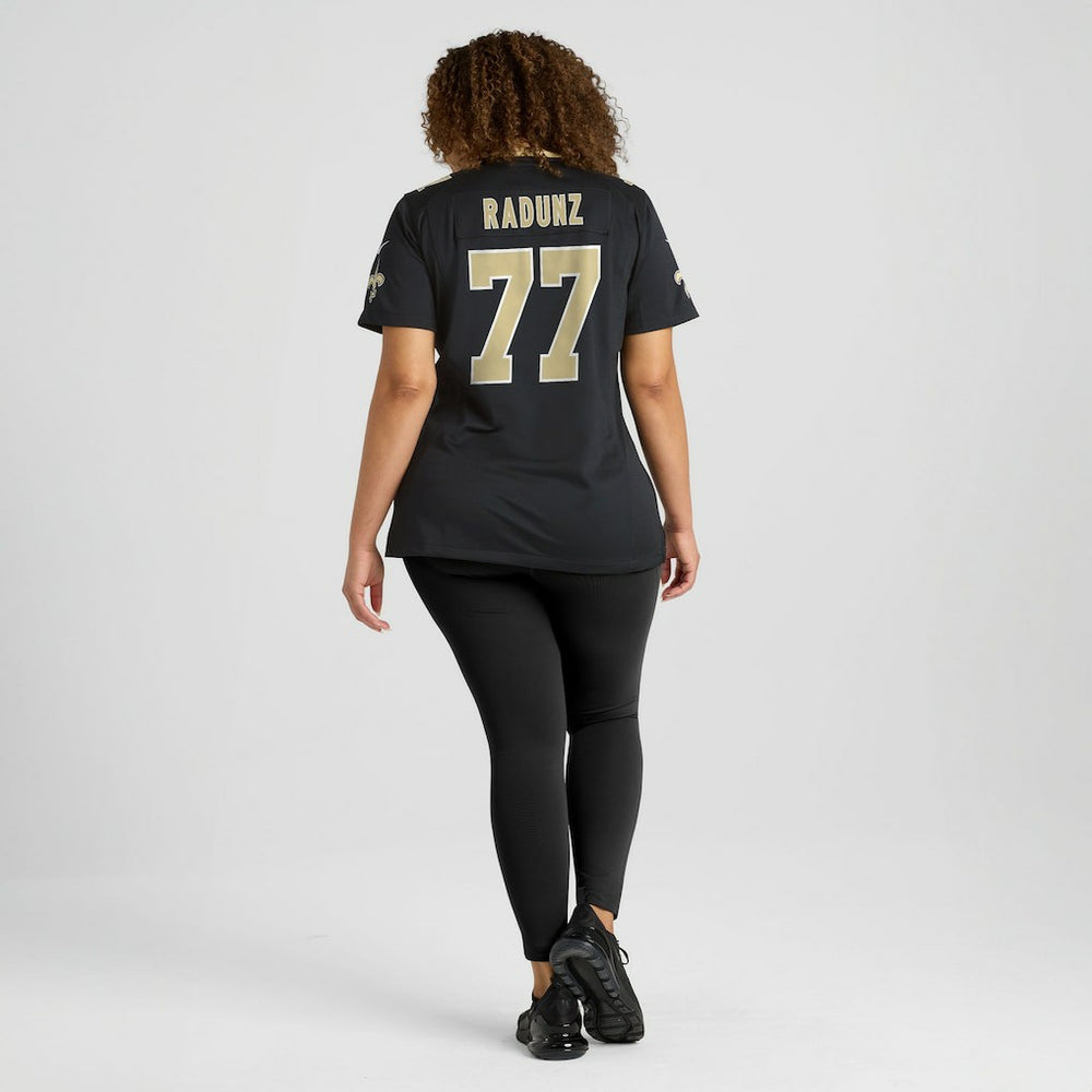 Dillon Radunz New Orleans Saints Women's Team Game Jersey - Black