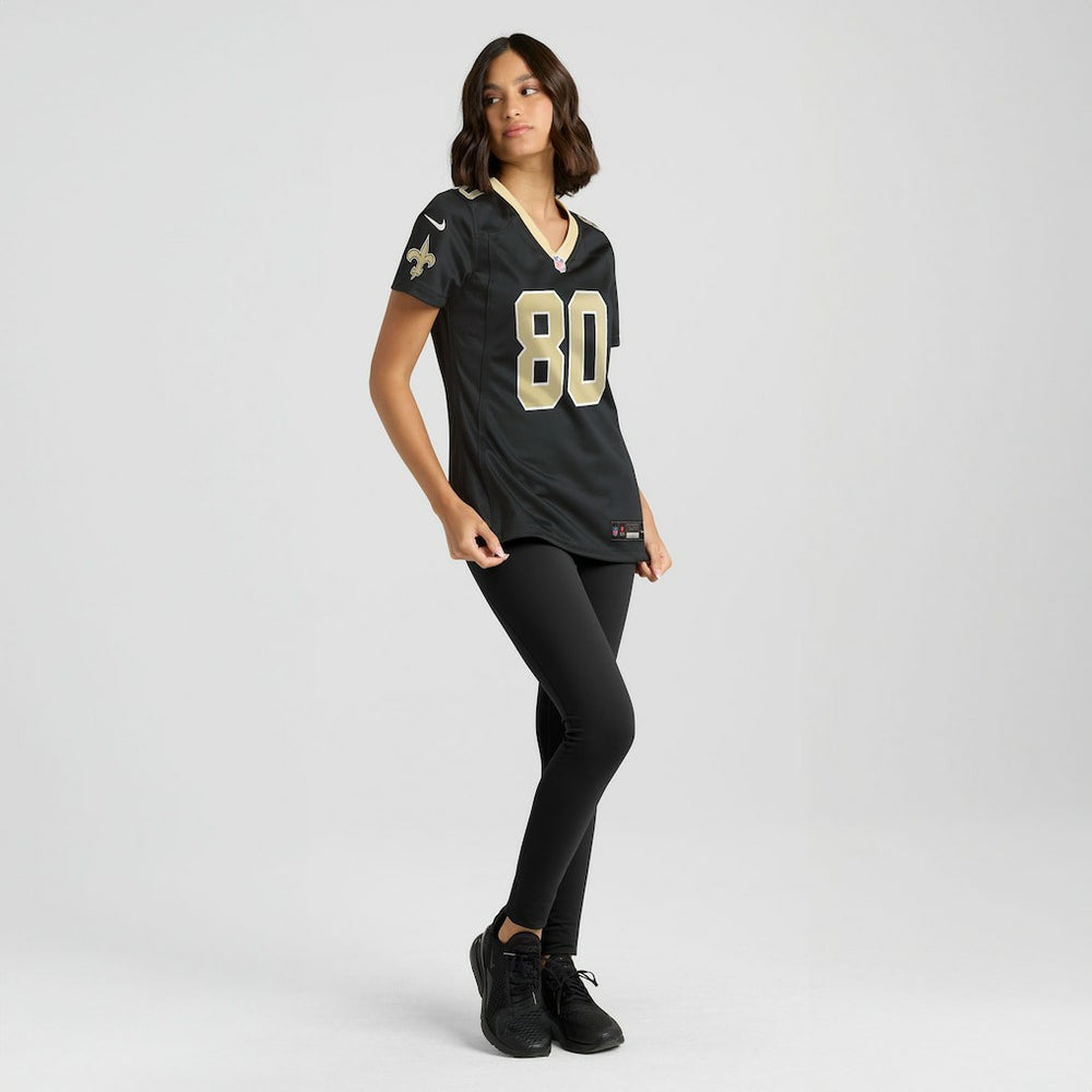 Moliki Matavao New Orleans Saints Women's Team Game Jersey - Black