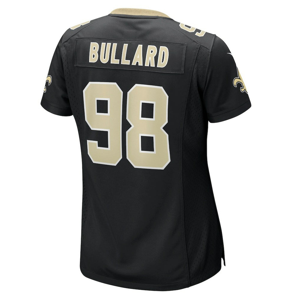Jonathan Bullard New Orleans Saints Women's Team Game Jersey - Black