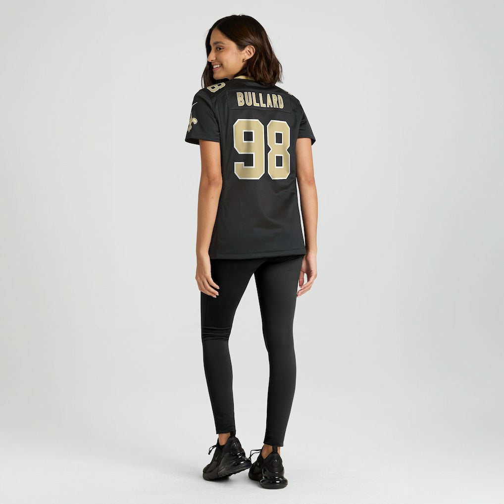 Jonathan Bullard New Orleans Saints Women's Team Game Jersey - Black