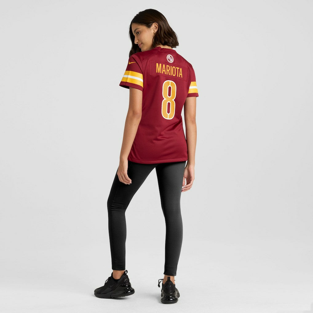 Marcus Mariota Washington Commanders Women's Team Game Jersey - Burgundy