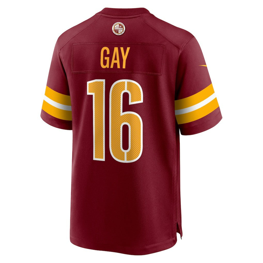 Matt Gay Washington Commanders Team Game Jersey - Burgundy