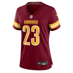 Trey Amos Washington Commanders Women's Team Game Jersey - Burgundy
