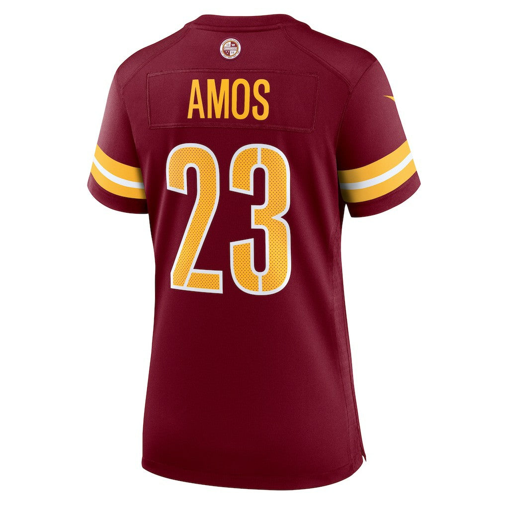 Trey Amos Washington Commanders Women's Team Game Jersey - Burgundy