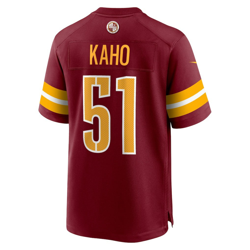 Ale Kaho Washington Commanders Team Game Jersey - Burgundy