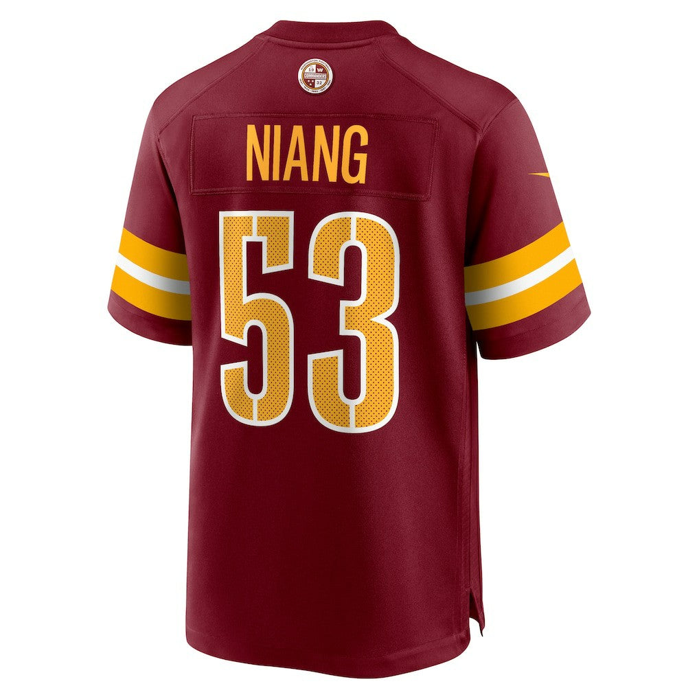 Lucas Niang Washington Commanders Team Game Jersey - Burgundy