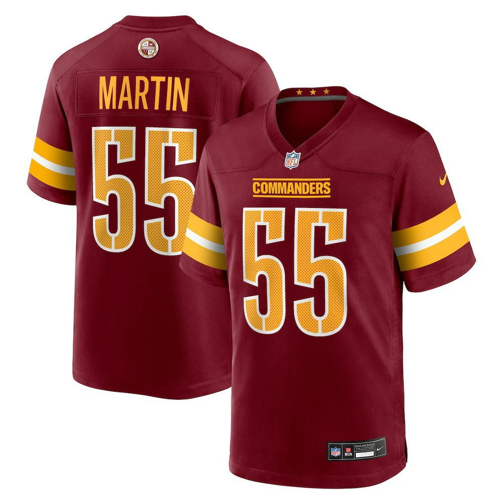 Jacob Martin Washington Commanders Team Game Jersey - Burgundy