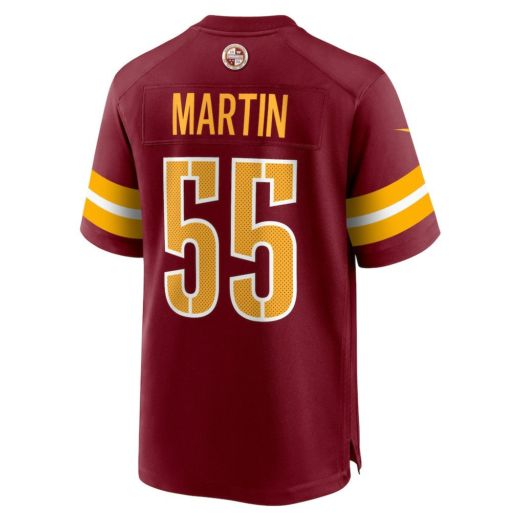 Jacob Martin Washington Commanders Team Game Jersey - Burgundy