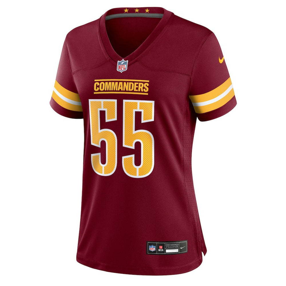 Jacob Martin Washington Commanders Women's Team Game Jersey - Burgundy