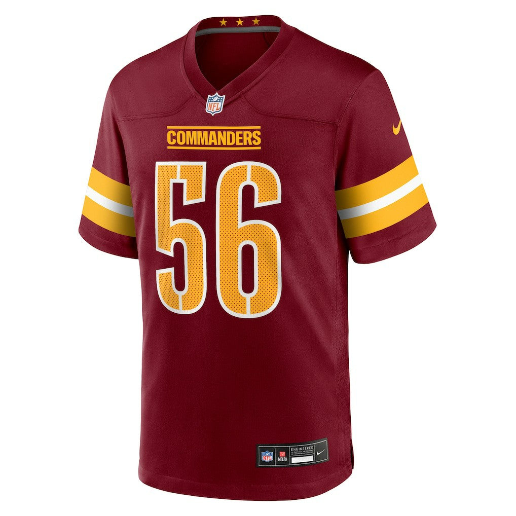 Kain Medrano Washington Commanders Team Game Jersey - Burgundy