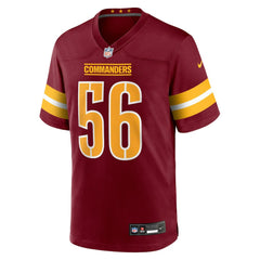 Kain Medrano Washington Commanders Team Game Jersey - Burgundy