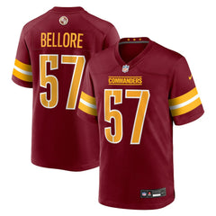Nick Bellore Washington Commanders Team Game Jersey - Burgundy