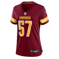 Nick Bellore Washington Commanders Women's Team Game Jersey - Burgundy